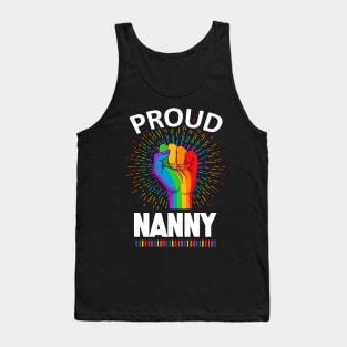 Proud Nanny Gay Lgbt Tank Top